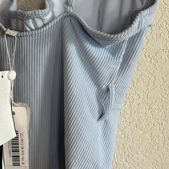 Jonathan Simkhai Noa Belted One Piece Sky swimsuit - Picture 10 of 13